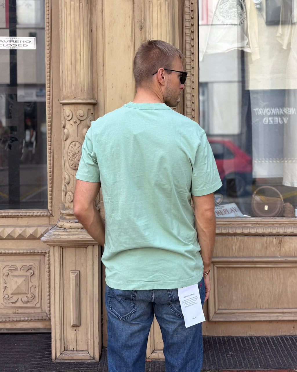 MEN'S REPLAY T-SHIRT WITH CHEST PRINT