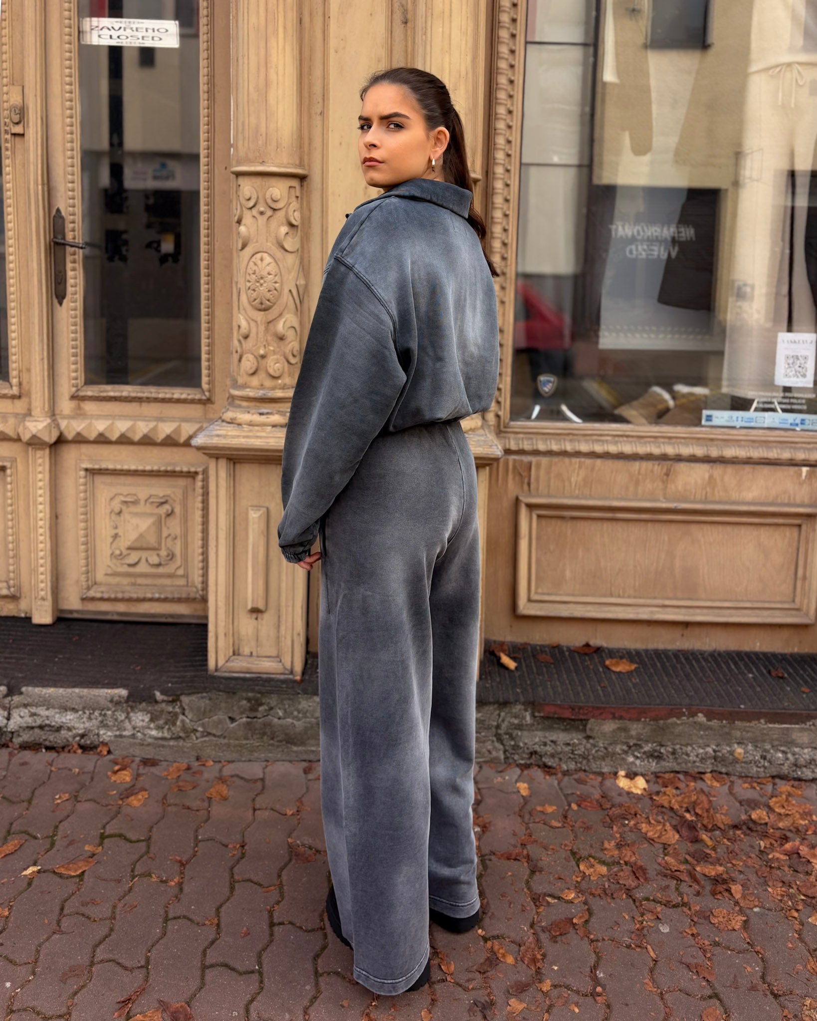 DÁMSKÁ MIKINA REPLAY S VYSOKÝM LIMCOM NA ZIP