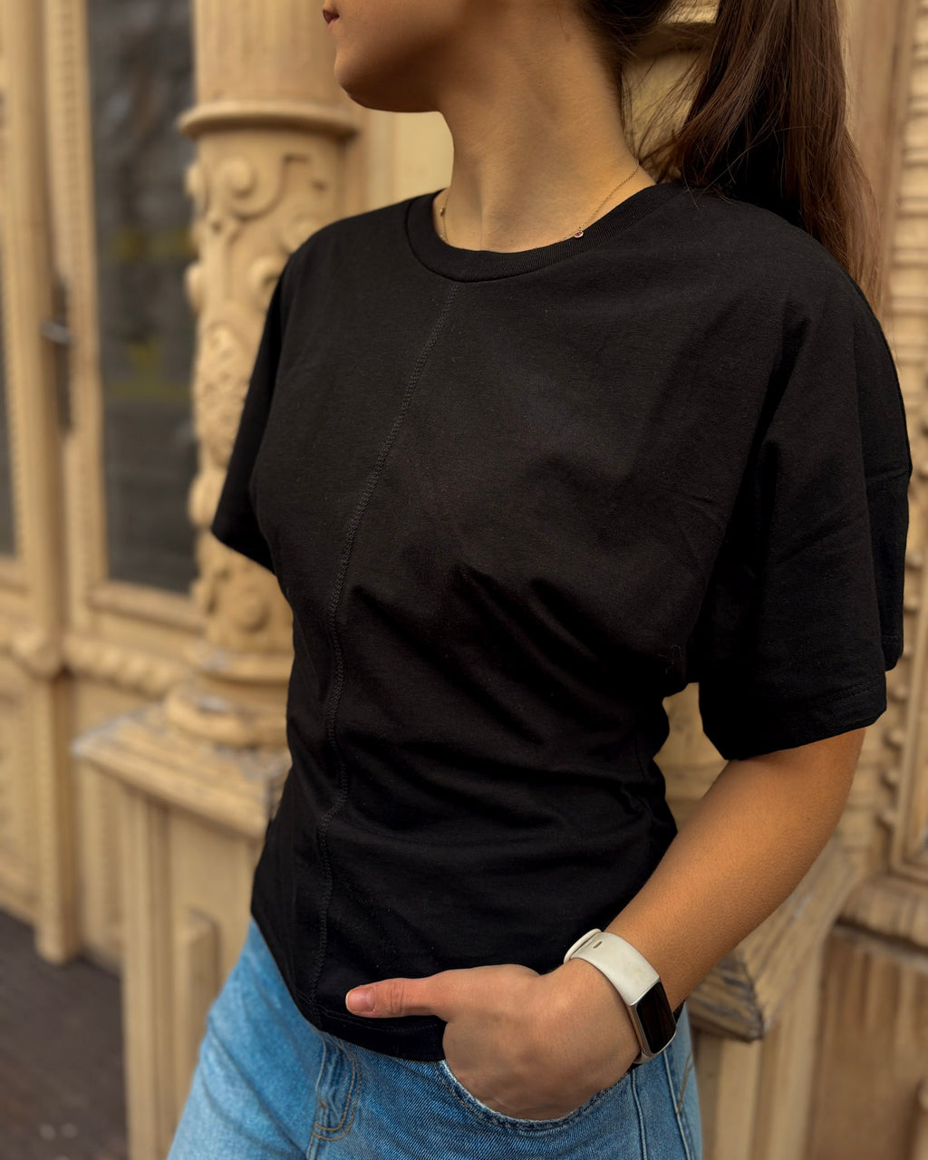 DÁMSKÉ TRIČKO REPLAY S NETOPÝŘÍMI RUKÁVY 