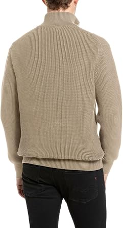 HERREN-STRICKPULLOVER REPLAY MIT 1/4-REISSVERSCHLUSS UND RIPPENSTRUKTUR - UK00AZ .000.7246X