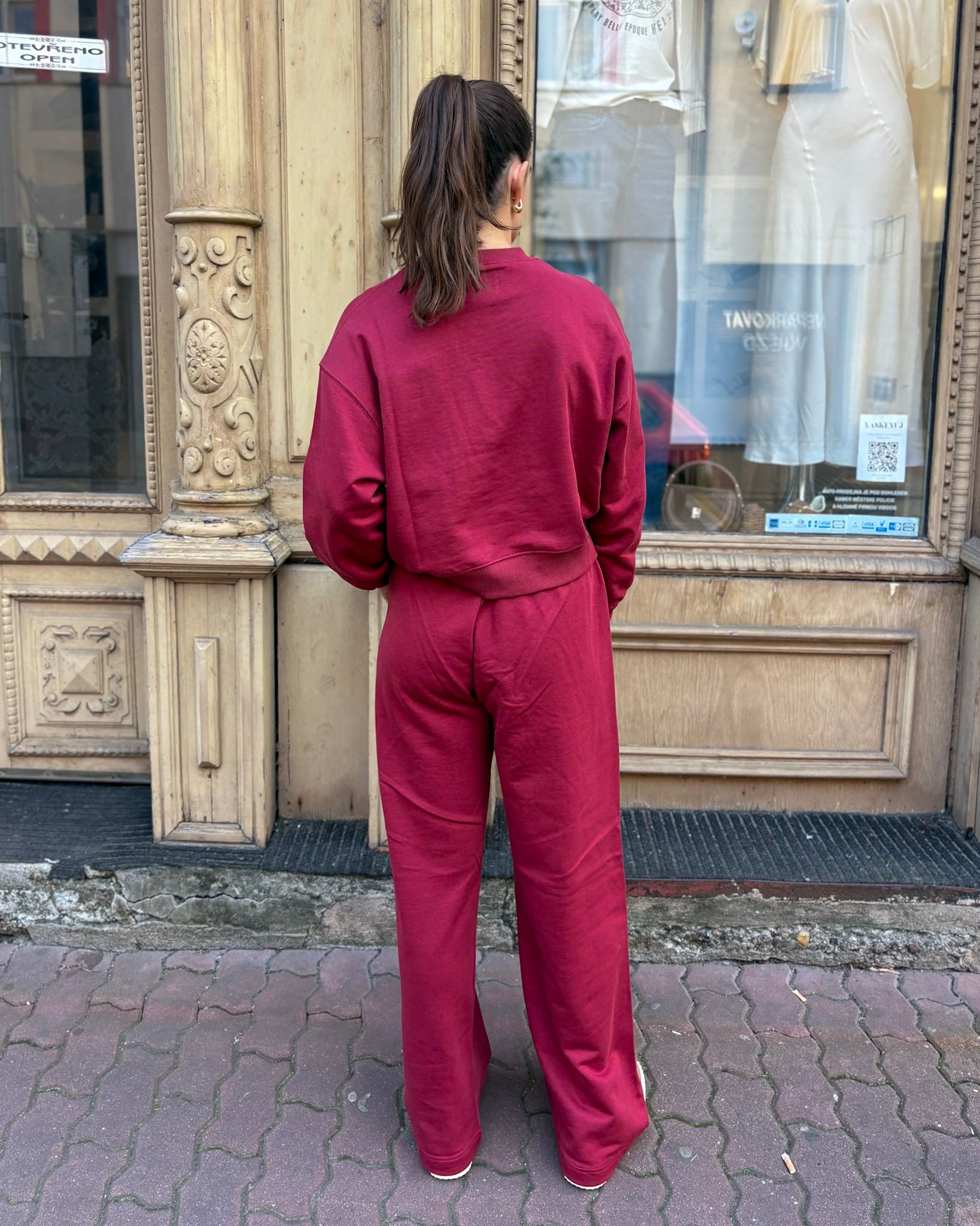 REPLAY WOMEN'S WIDE-LENGTH TROUSERS