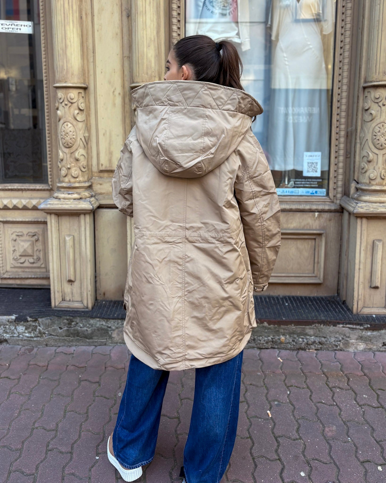 REPLAY WOMEN'S COMFORTABLE HOODED JACKET