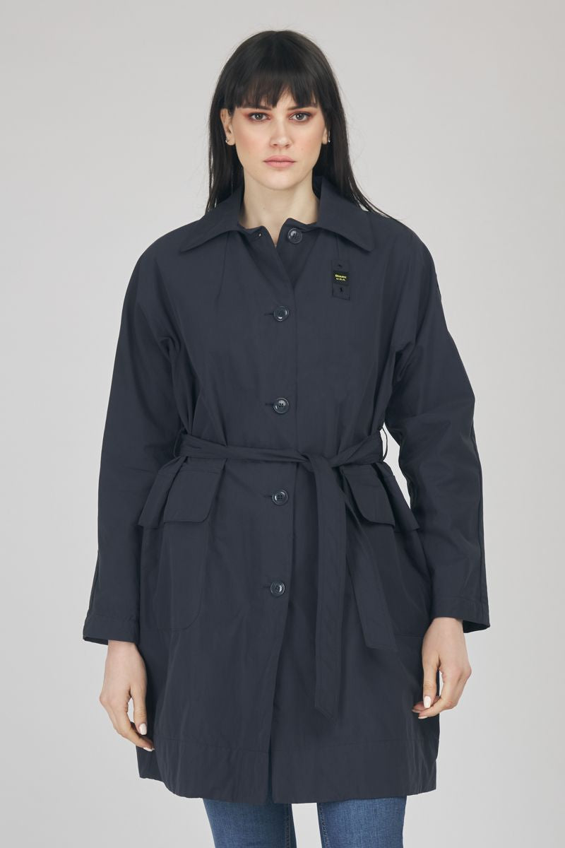 BLAUER DÁMSKY TRENCH COAT - 23SBLDK04143006514