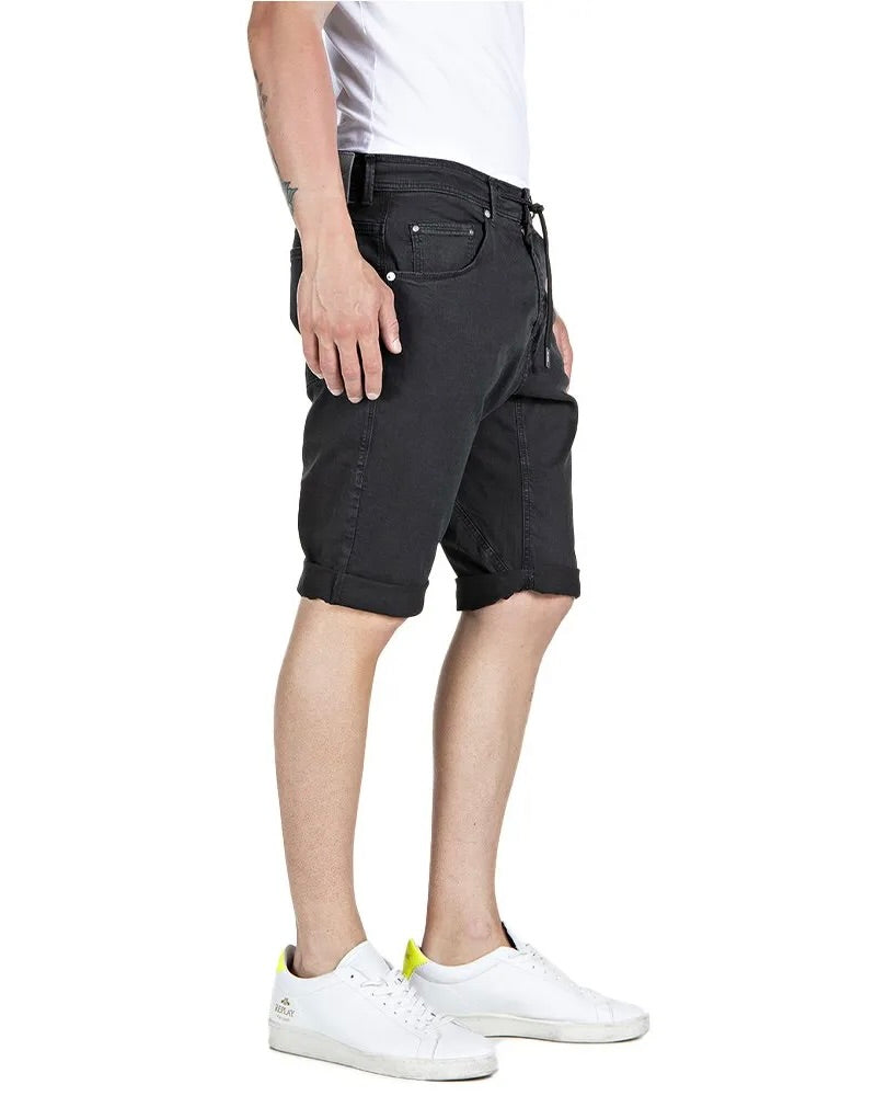 PÁNSKÉ KRAŤASY REPLAY SE ŠŇŮRKOU V PASE - MA985A .000.8121397