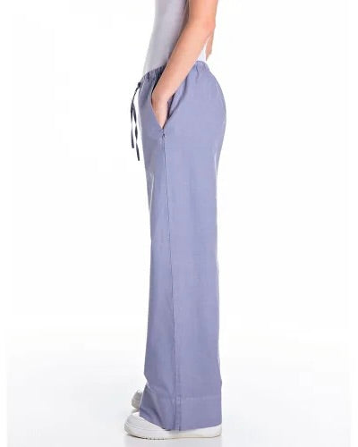 REPLAY DÁMSKÉ KALHOTY JOGGERS ZE SMĚSI BAVLNY A LNU 