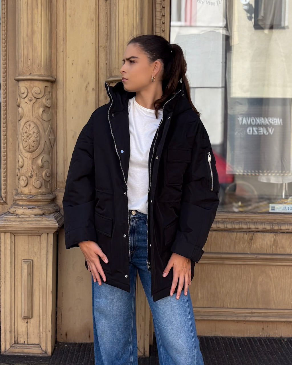 WOMEN'S REPLAY HOODED COAT