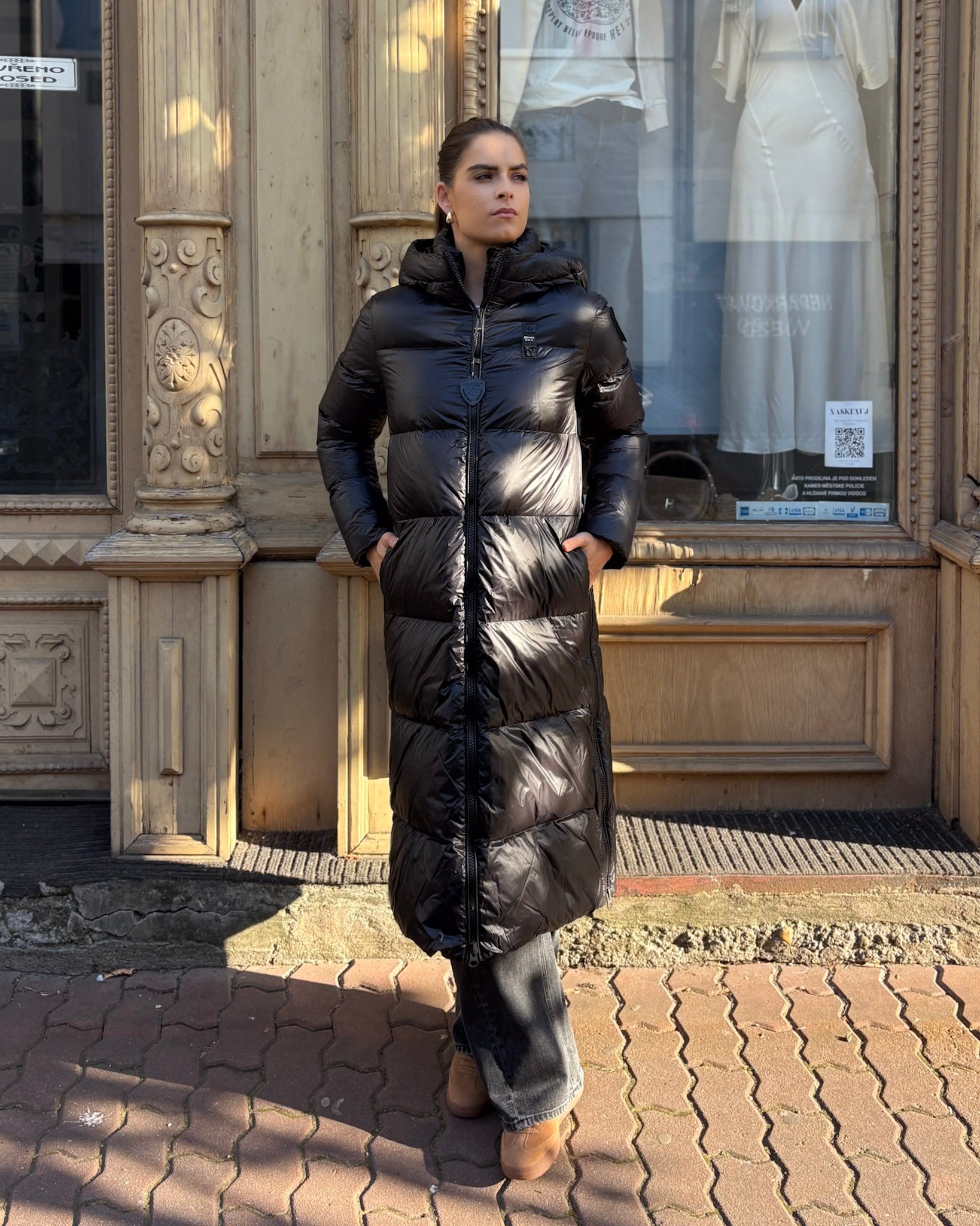 BLAUER LONG SOFT DOWN JACKET CELIA