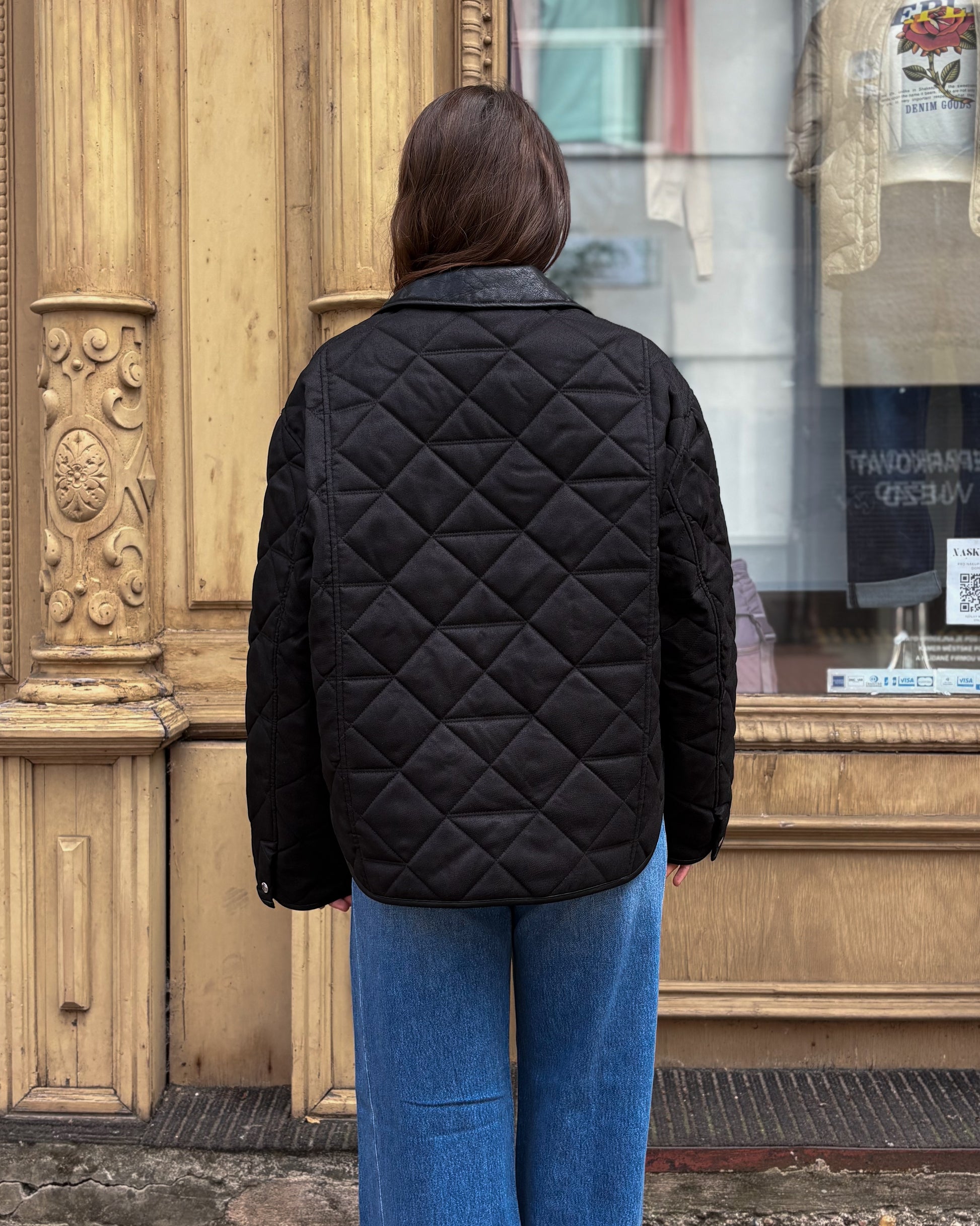 DÁMSKÁ PROŠÍVANÁ BUNDA REPLAY S LÍMCEM