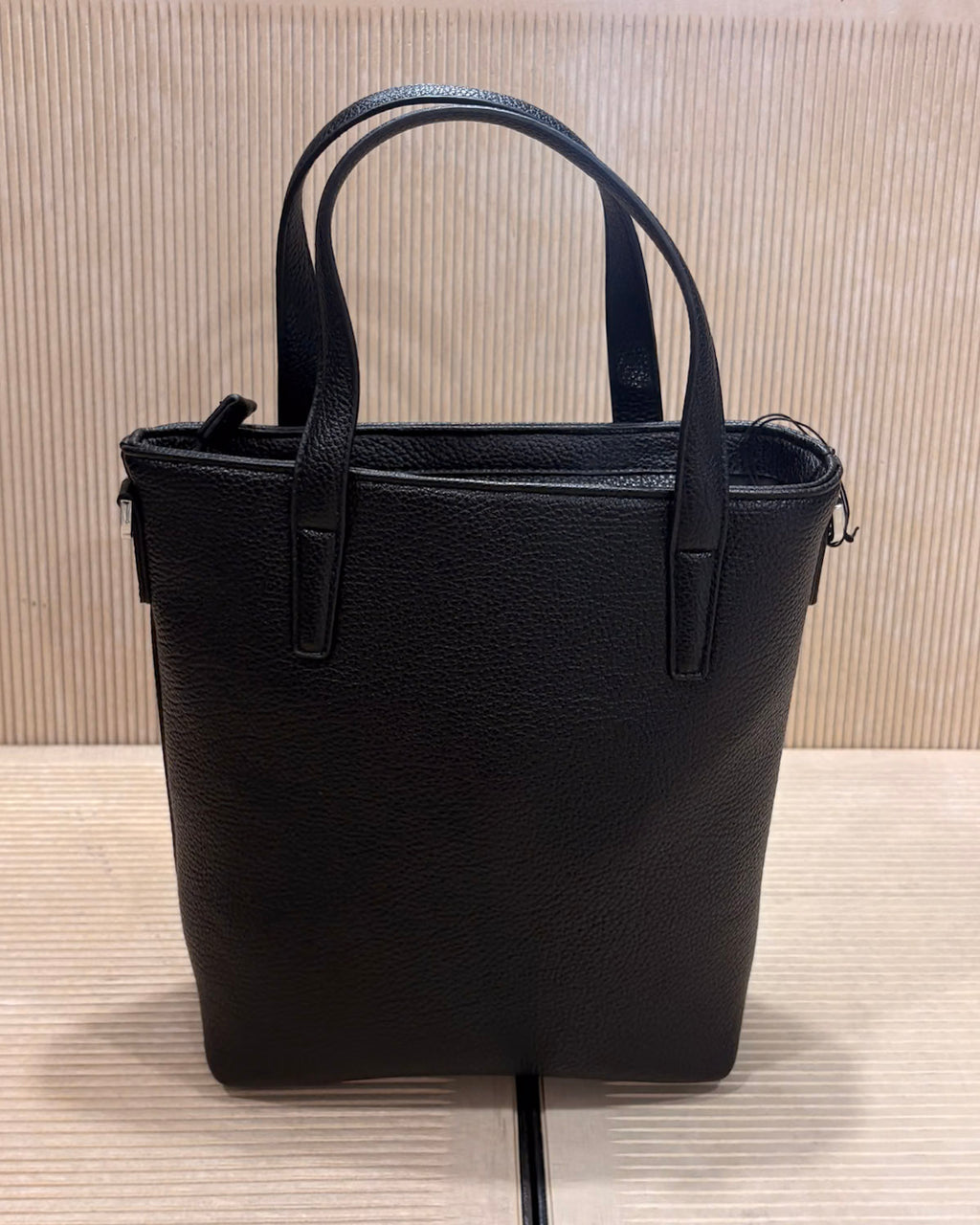 REPLAY WOMEN'S SHOPPER BAG WITH SINCE 1981 LOGO AND SIDE ZIPS