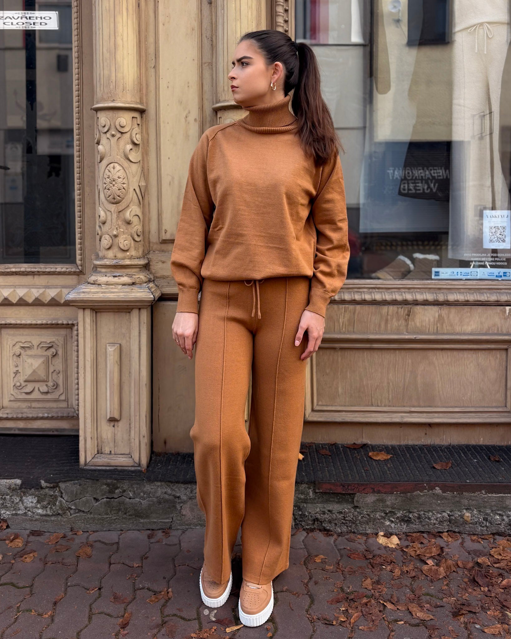 WOMEN'S KNITTED PANTS BLAUER DANE