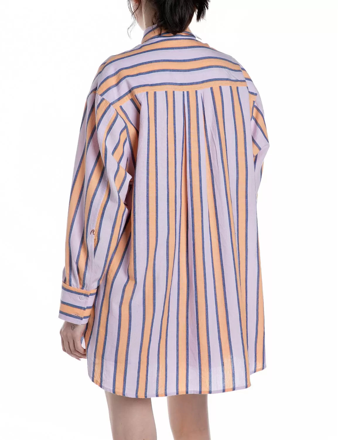 REPLAY DÁMSKÁ KOŠILE VOLNÉHO STŘIHU S PRUHOVANÝM VZOREM