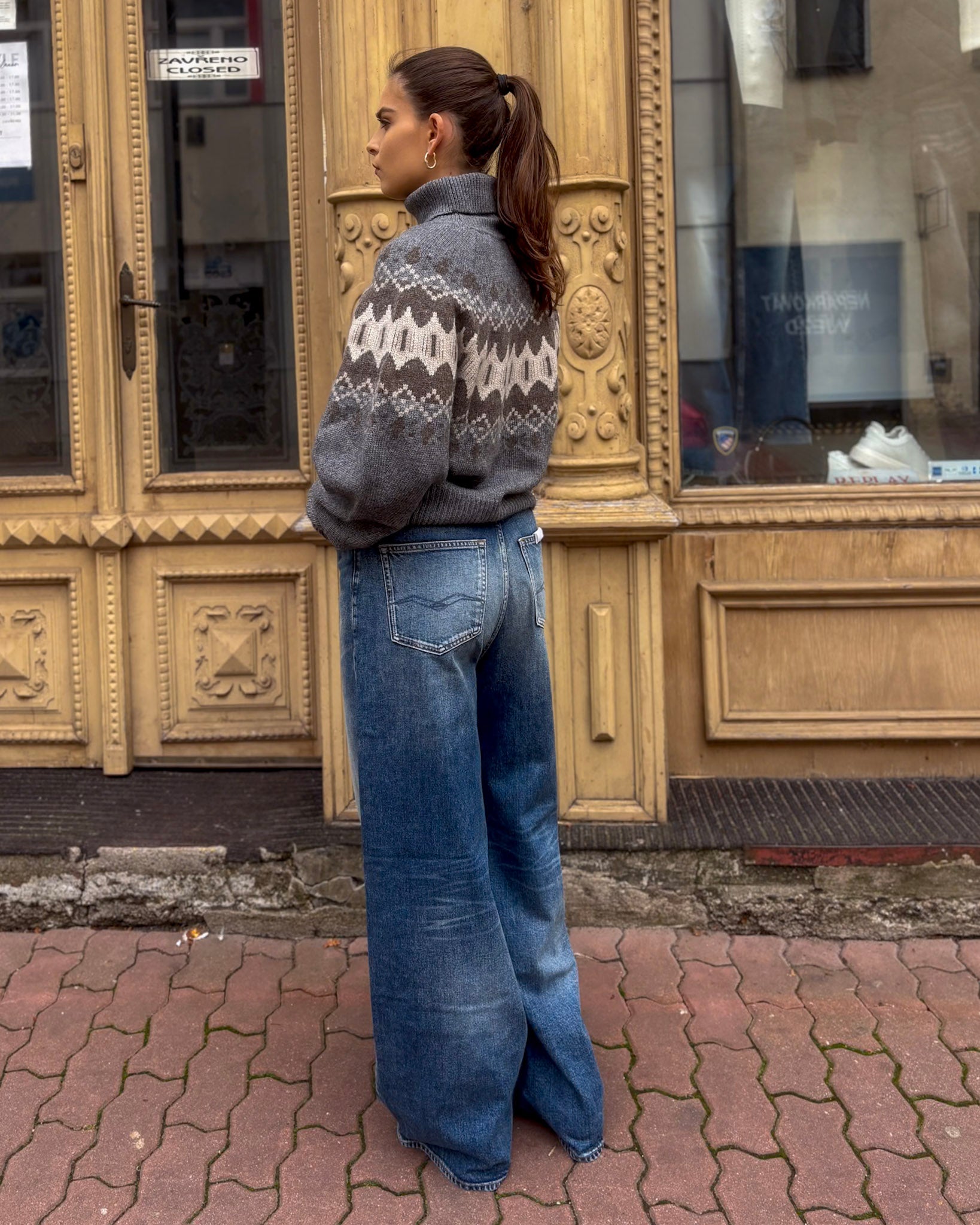 NŐI MINTÁS REPLAY PULÓVER