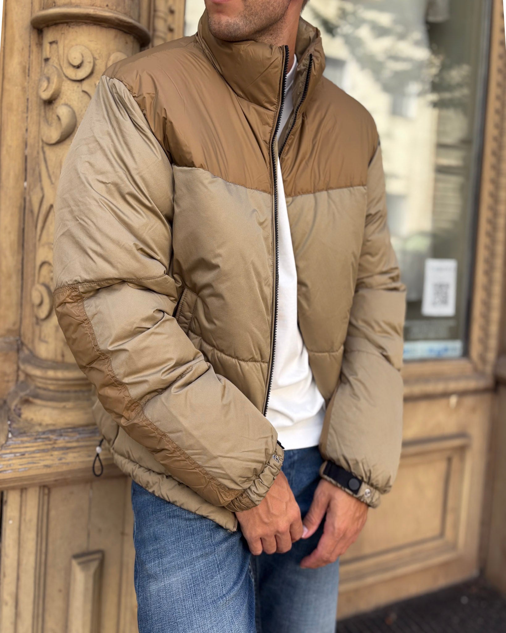 REPLAY FÉRFI STEPELT KABÁT MAGAS GALLÉRRAL