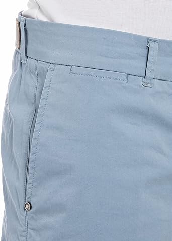 FÉRFI SKINNY FIT CHINO RÖVIDNADRÁG ELASZTIKUS GABARDINBÓL 