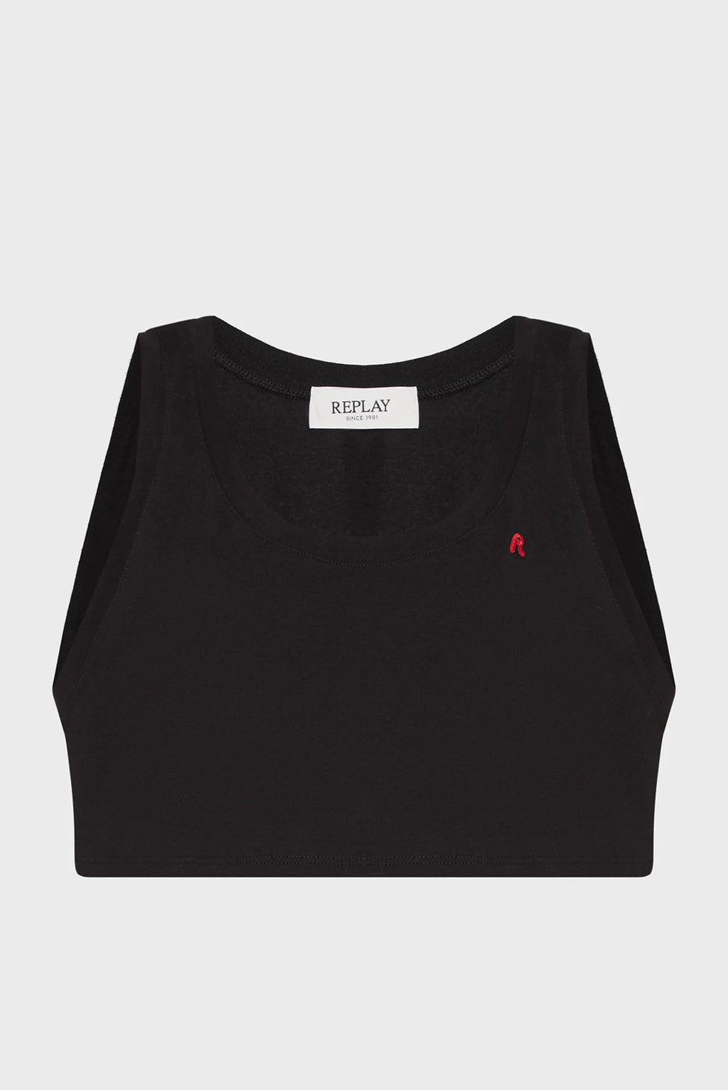 REPLAY DÁMSKÝ CROP TOP S VÝŠIVKOU R
