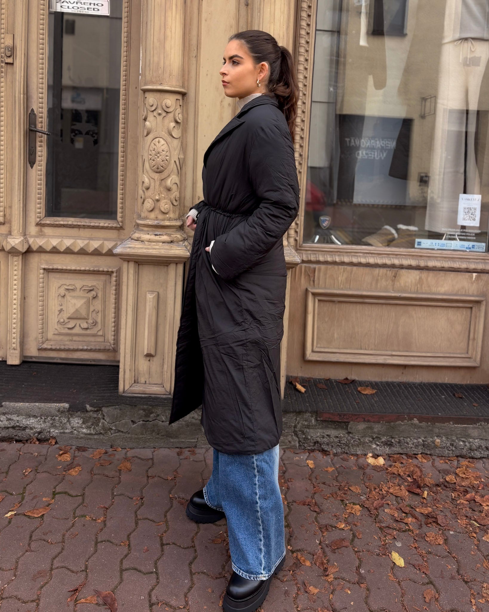 WOMEN'S LONG QUILTED JACKET REPLAY