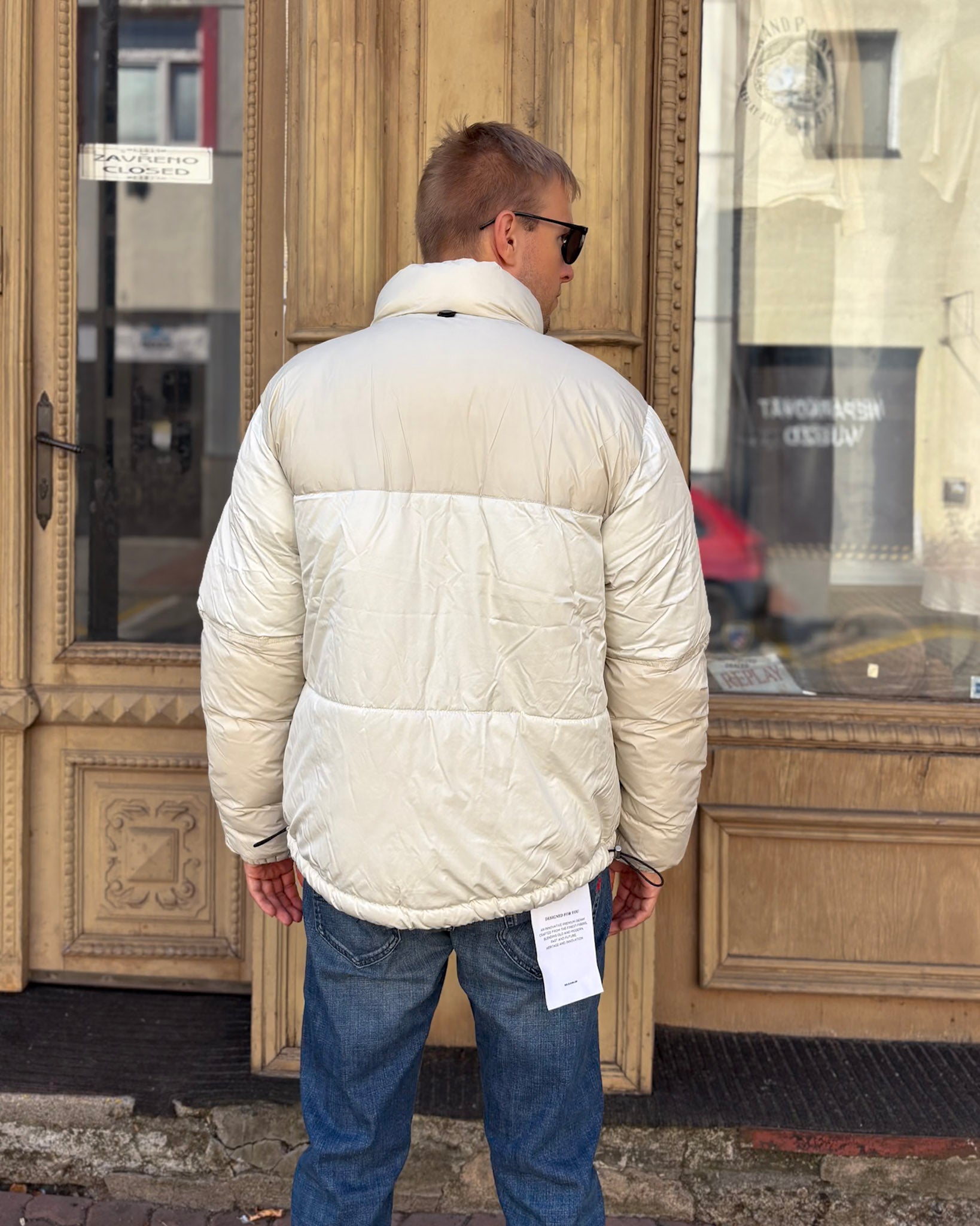 REPLAY GESTEPPTE HERRENJACKE MIT HOHEM KRAGEN - M8481 .000.85312