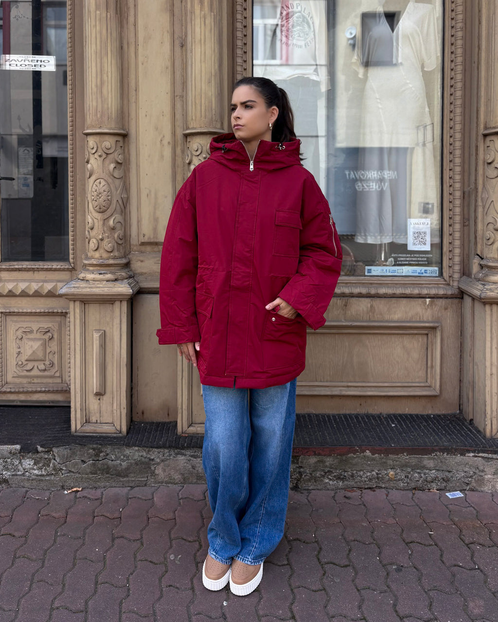 WOMEN'S REPLAY HOODED COAT