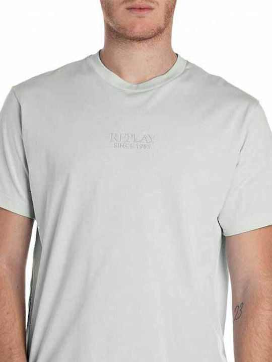 REPLAY PÁNSKÉ TRIČKO S KRÁTKÝM RUKÁVEM BĚŽNÉHO STŘIHU