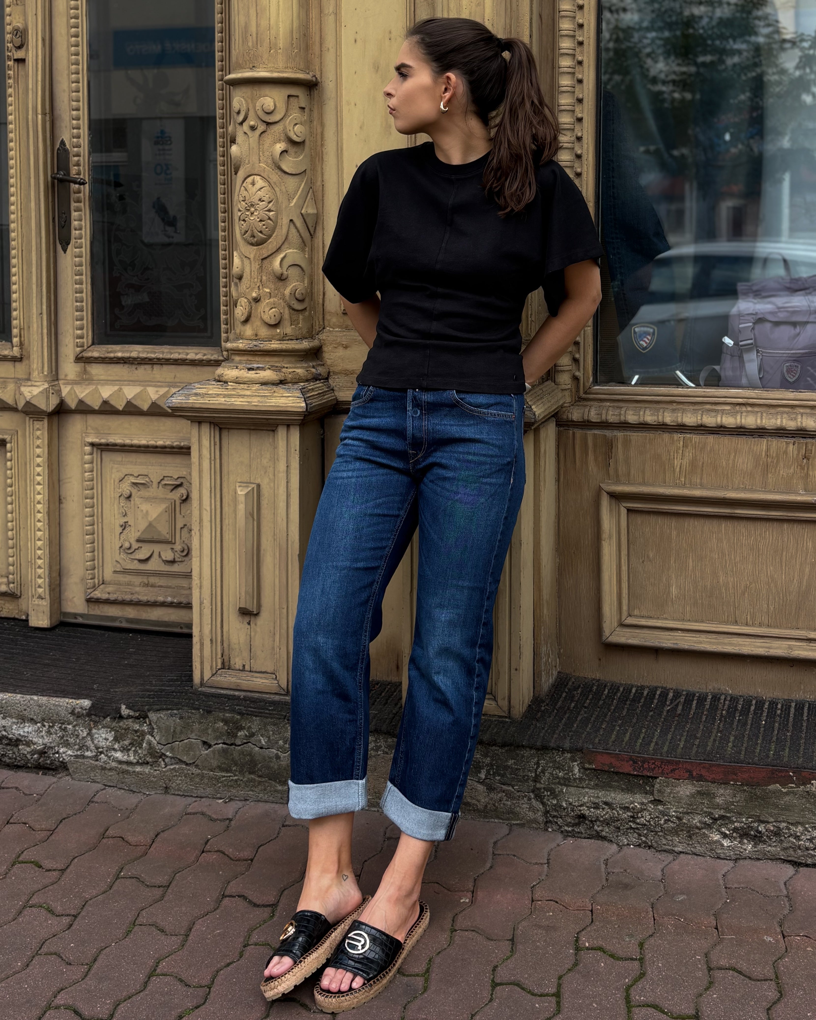 WOMEN'S REPLAY AUBRY BOY-FIT JEANS