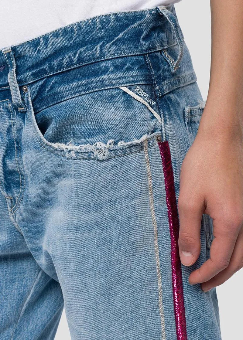 REPLAY DÁMSKÉ DŽÍNY STŘIHU HETER 