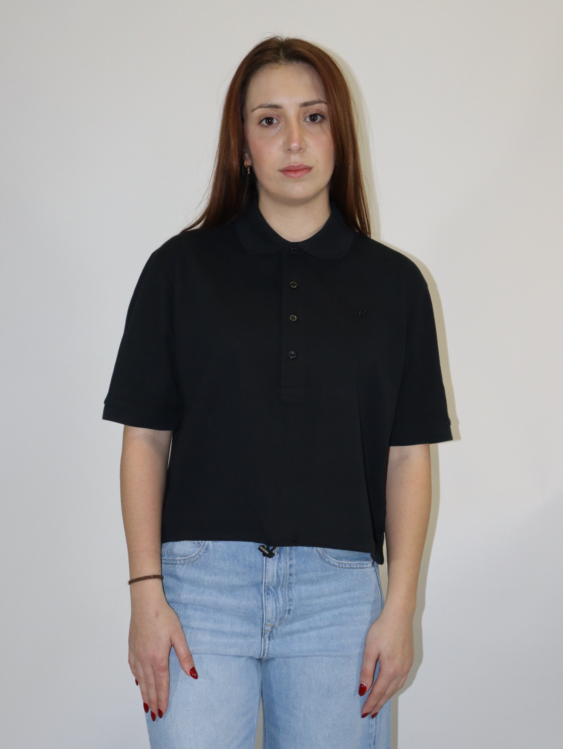 REPLAY DÁMSKÉ POLO TRIČKO S VÝŠIVKOU