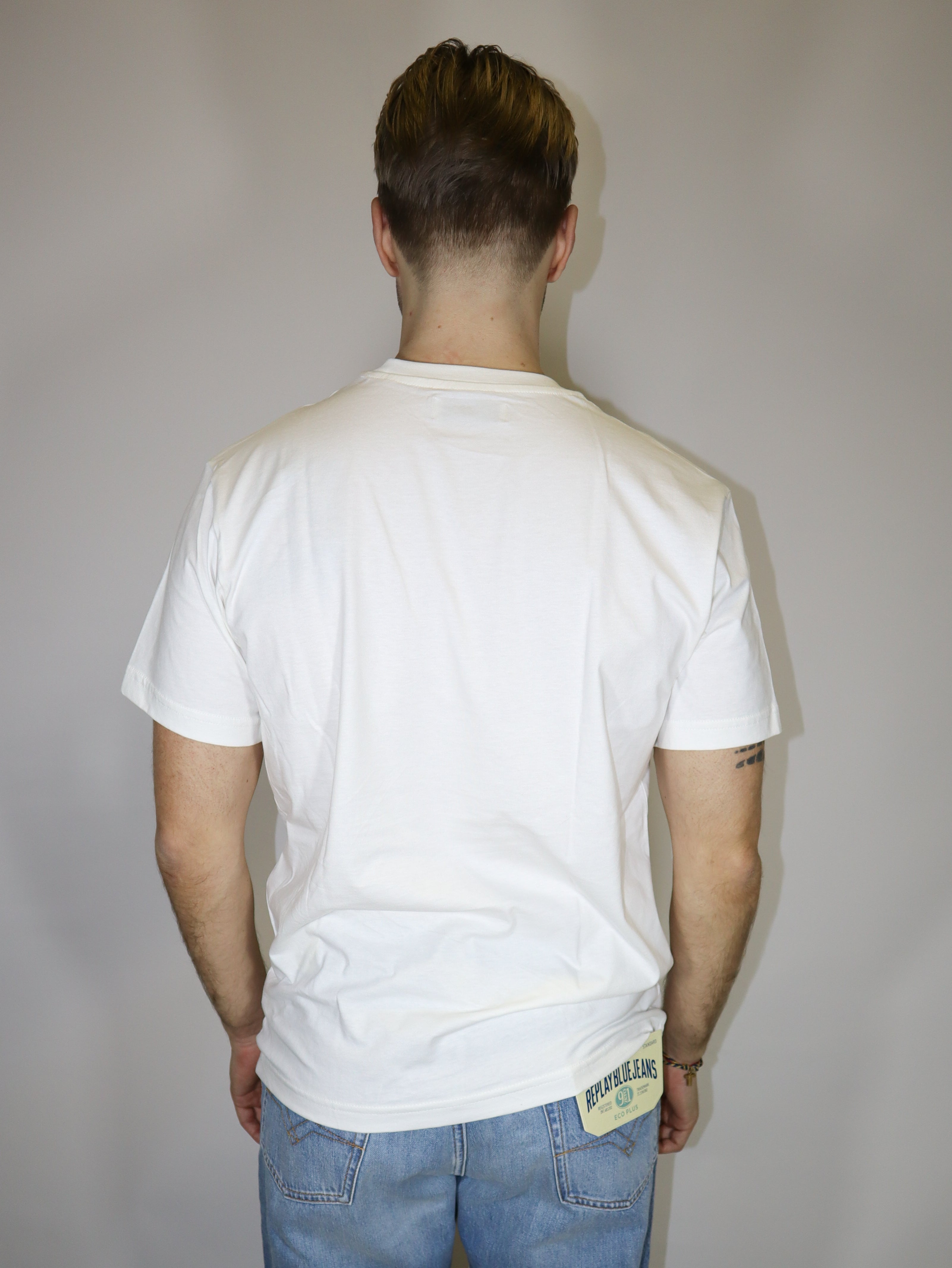 REPLAY MEN'S T-SHIRT WITH FRONT POCKET