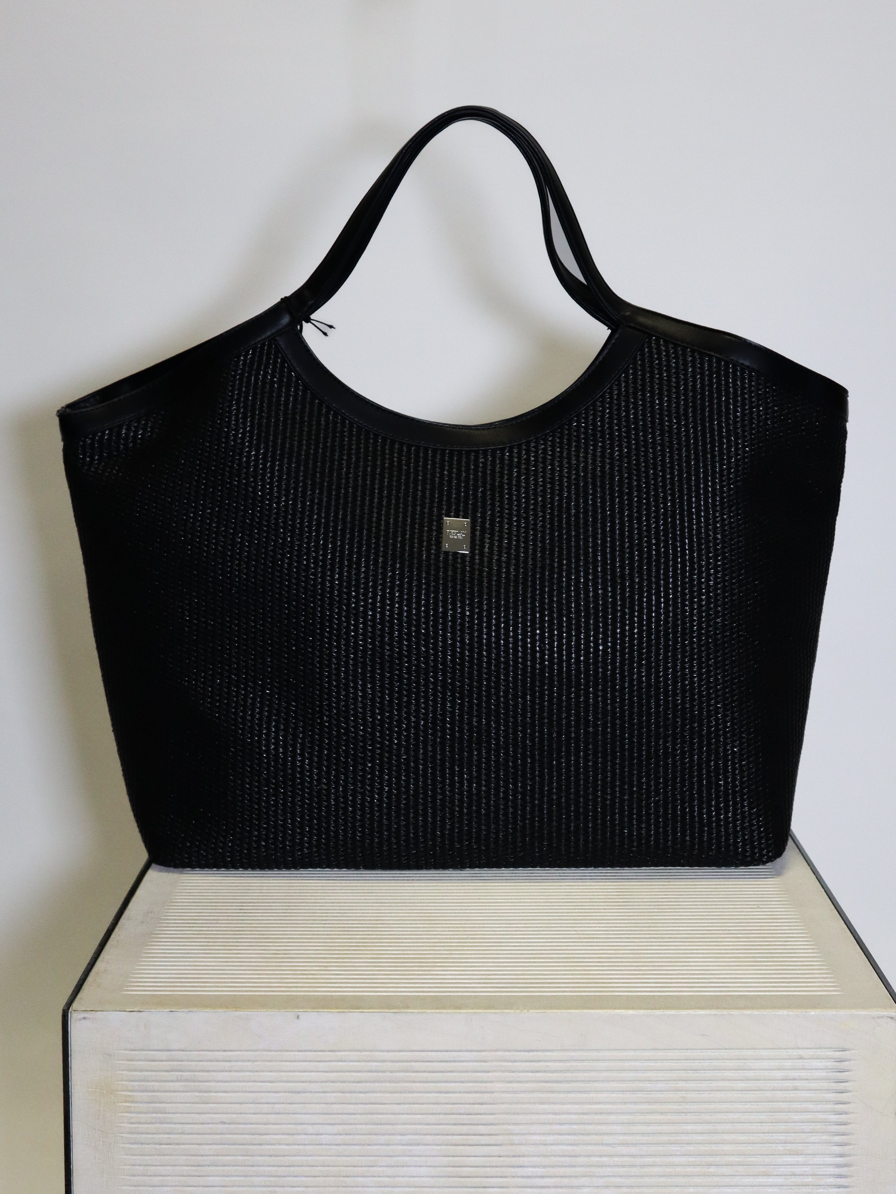 REPLAY DÁMSKÁ KABELKA Z RAFIE TYPU SHOPPER BAG 