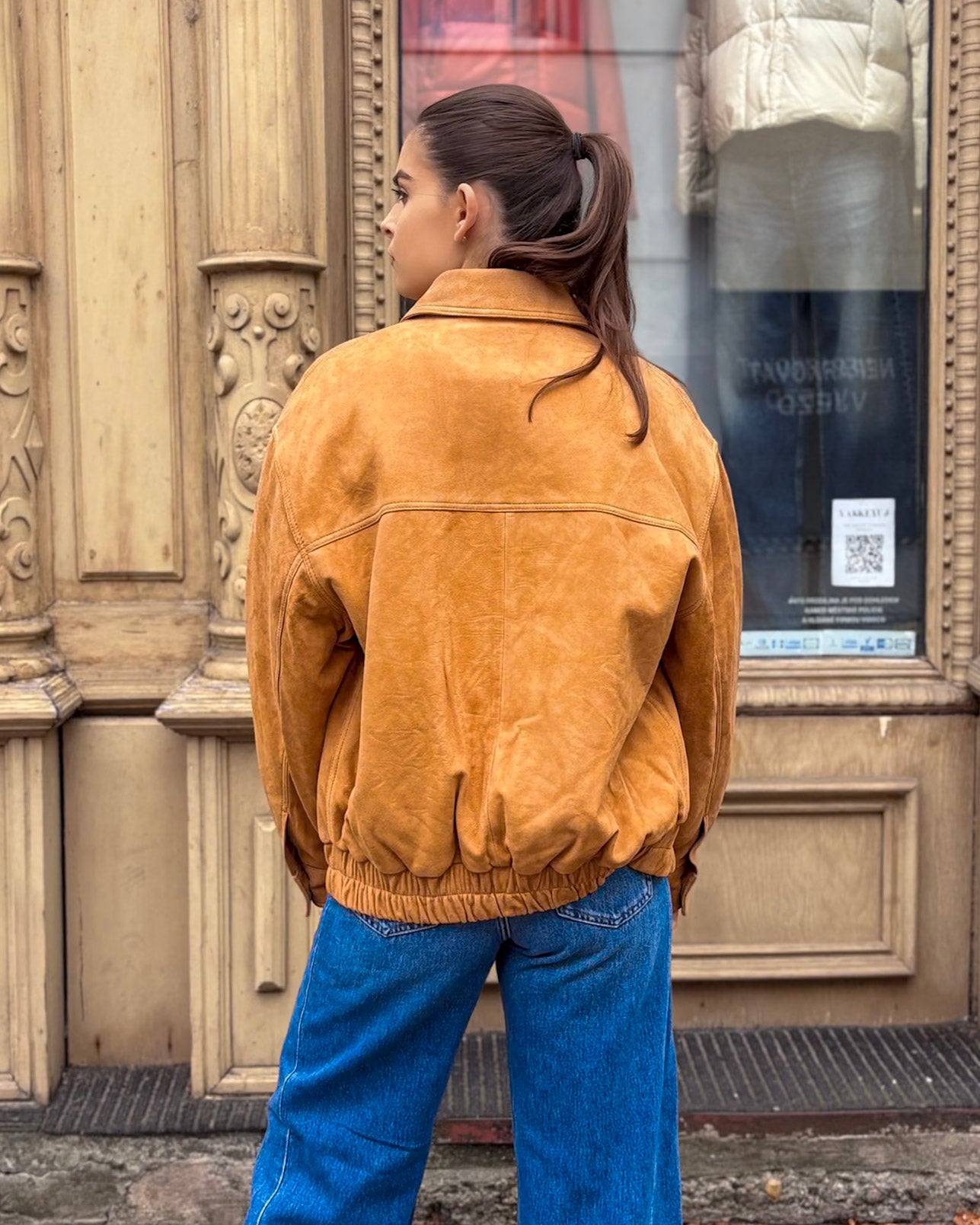 NŐI REPLAY SZŐR BŐR KABÁT GALLÉRRAL 