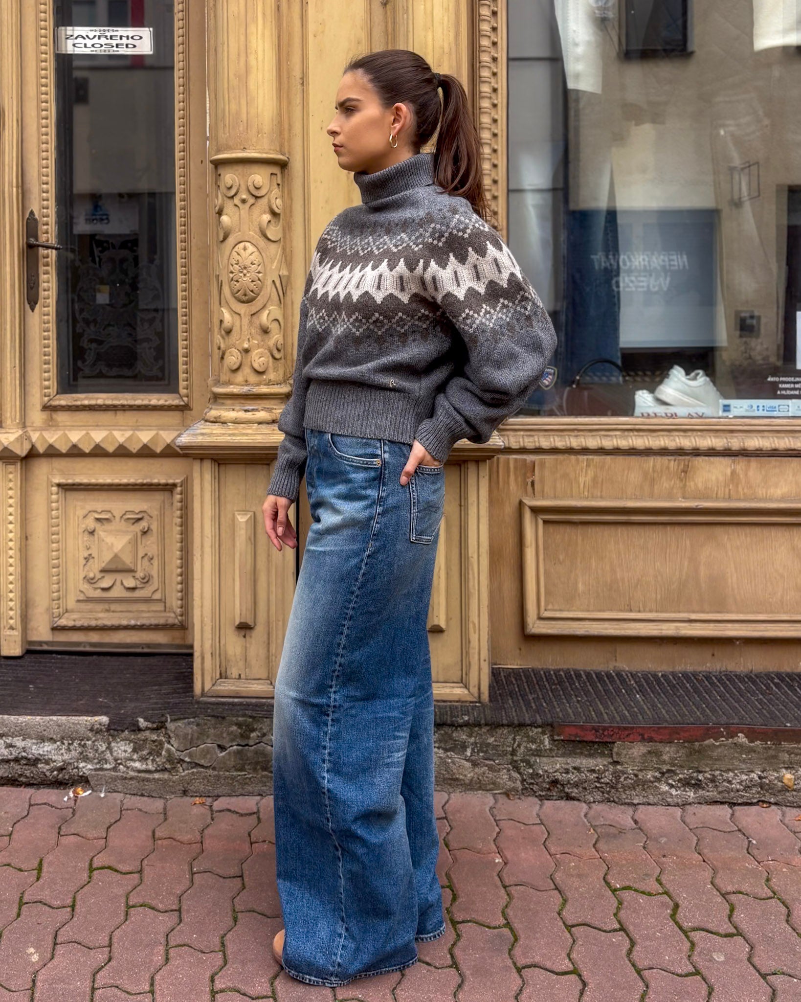 NŐI MINTÁS REPLAY PULÓVER