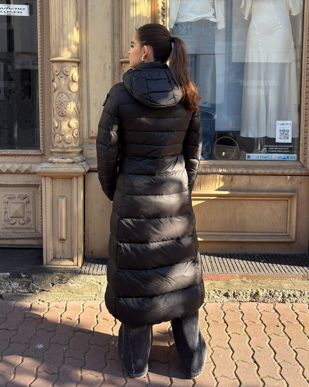 LONG WOMEN'S BLAUER DOWN JACKET ANITA