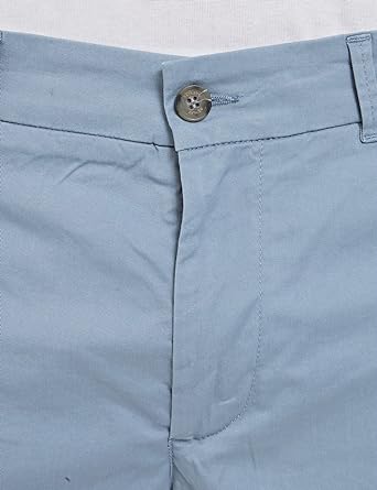 FÉRFI SKINNY FIT CHINO RÖVIDNADRÁG ELASZTIKUS GABARDINBÓL 