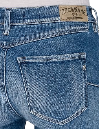 REPLAY DÁMSKÉ DŽÍNY STŘIHU ZACKIE SKINNY FIT  - WA657 .000.83C 367