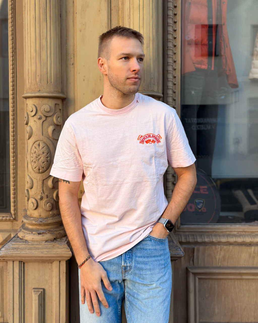 PÁNSKE TRIČKO REPLAY S POTLAČOM "JALAMAGO FESTIVAL"