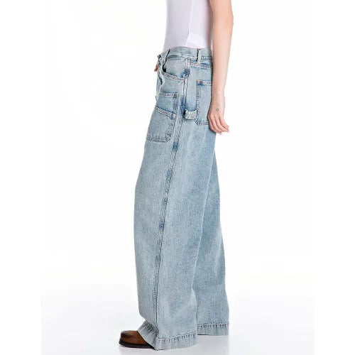 REPLAY DÁMSKÉ DŽÍNY WORKWEAR STŘIHU