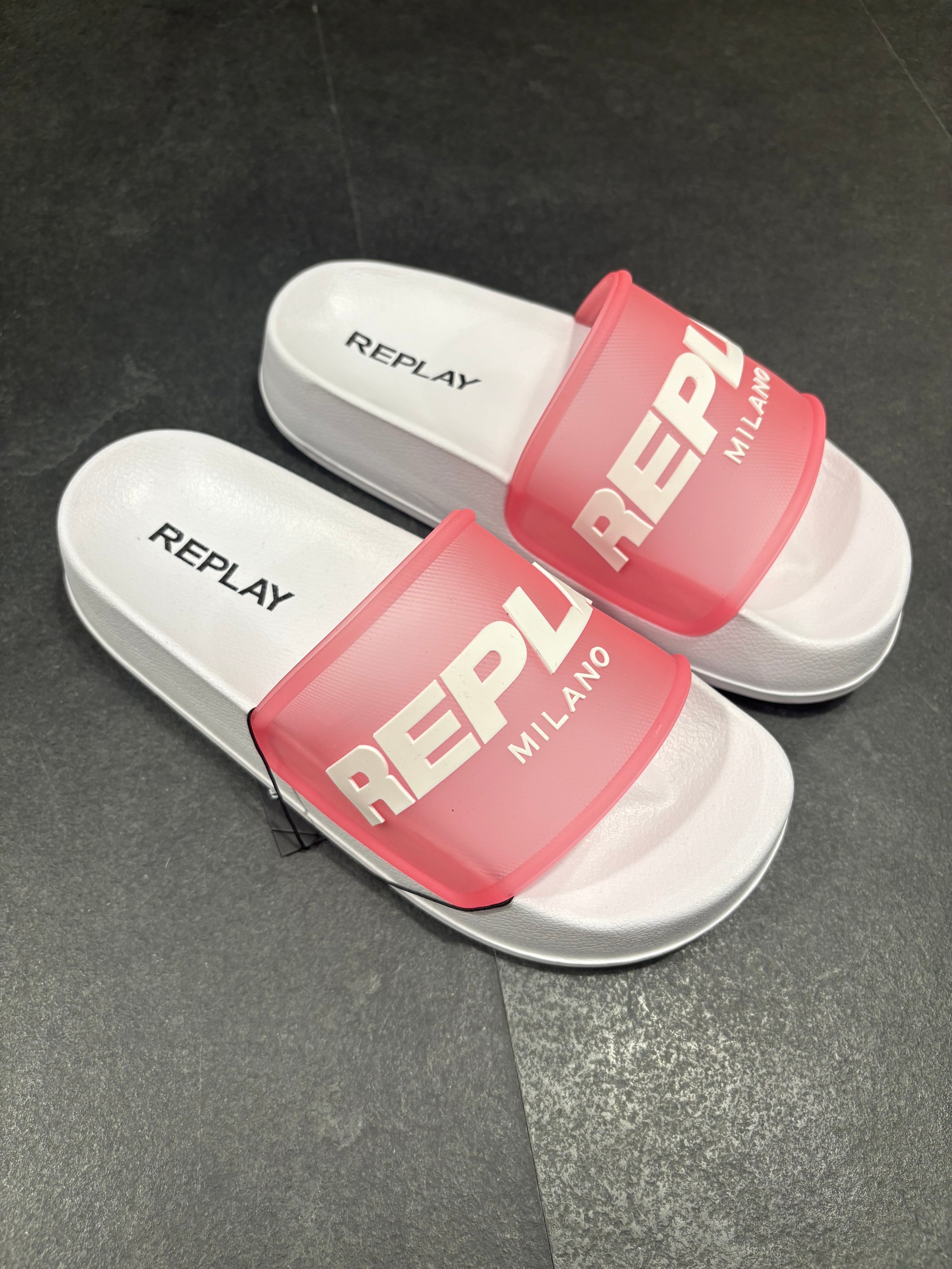 REPLAY DÁMSKÉ PANTOFLE NA PLATFORMĚ 