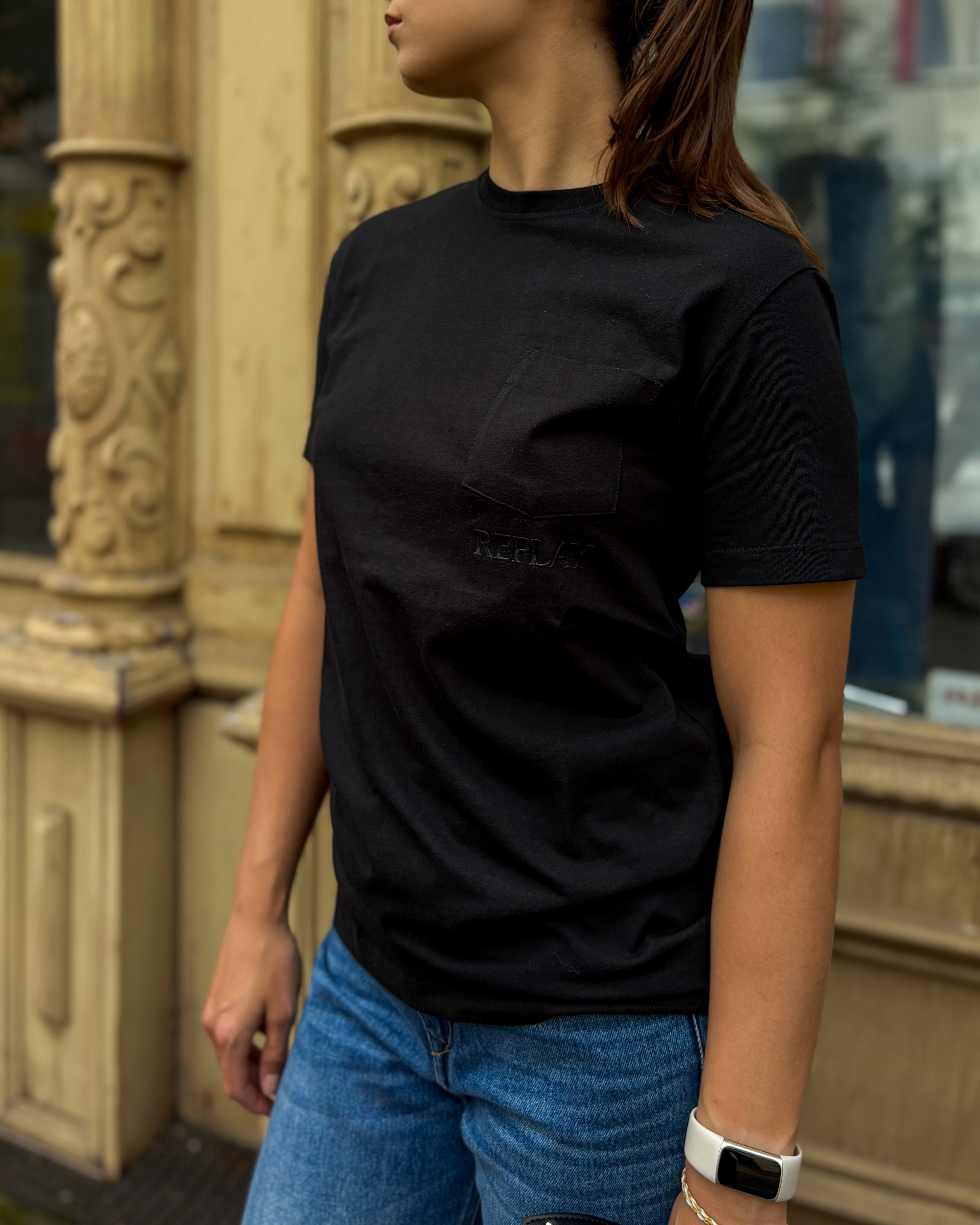 NŐI REPLAY PÓLÓ MELLZSEBBEL ÉS MINTÁVAL