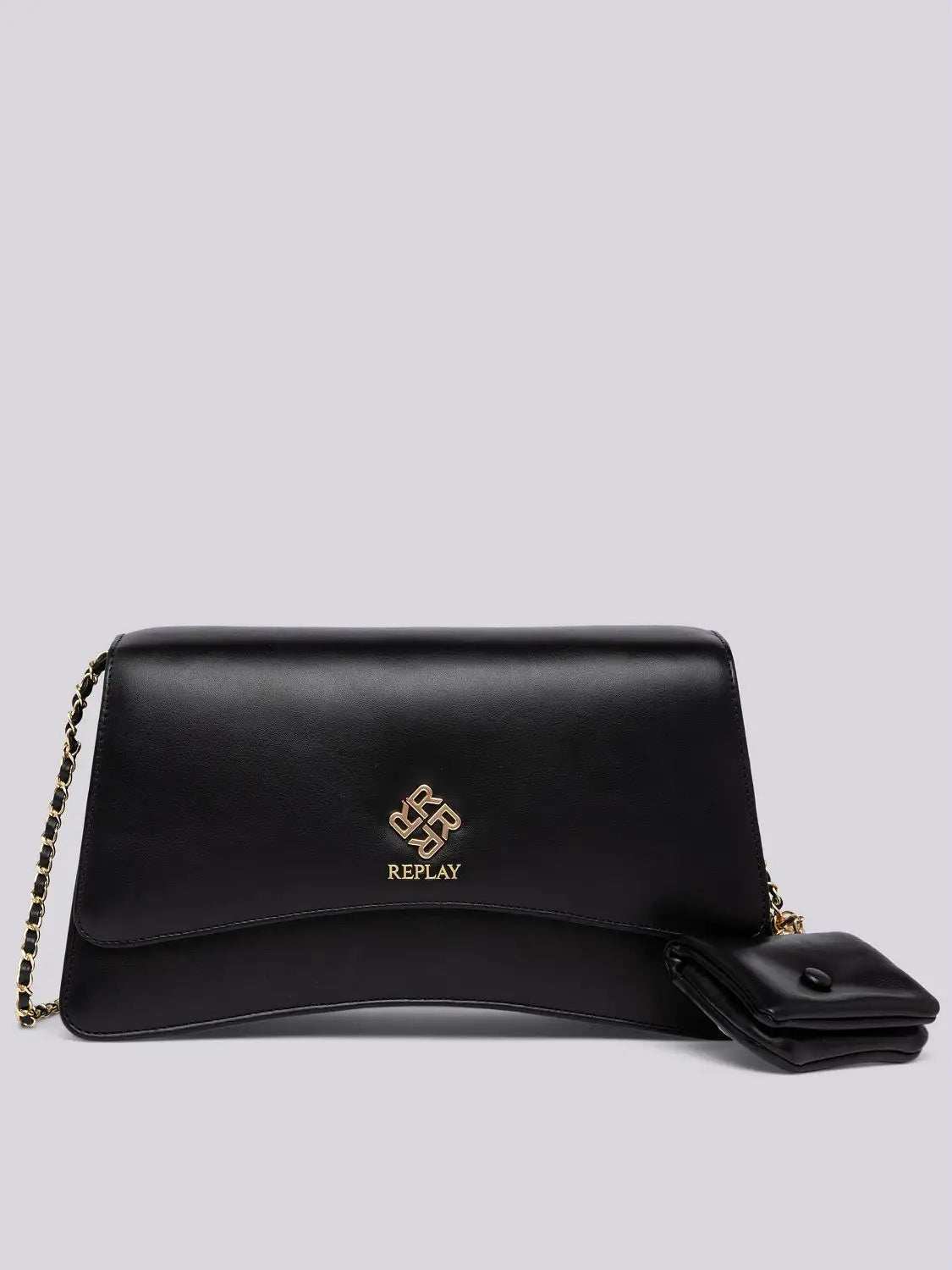 CROSSBODY TAŠKA S KLOPOU A POPRUHOM NA RAMENO 