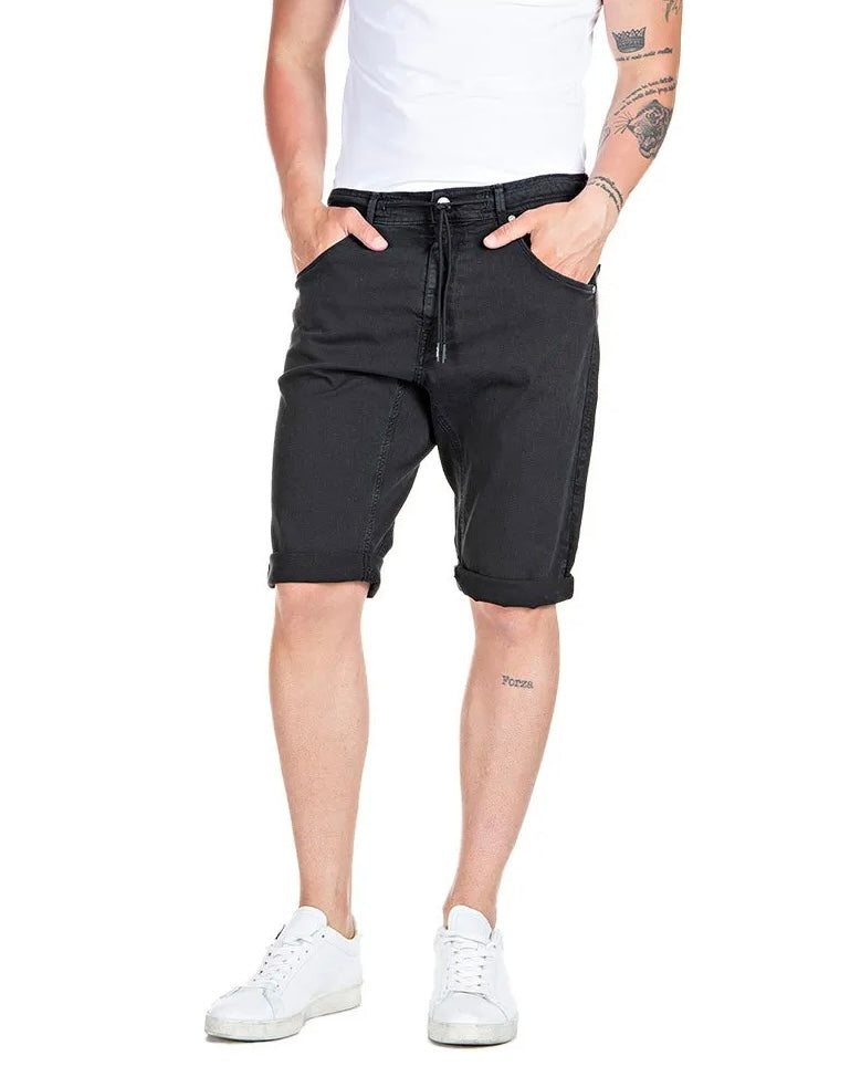 PÁNSKÉ KRAŤASY REPLAY SE ŠŇŮRKOU V PASE - MA985A .000.8121397