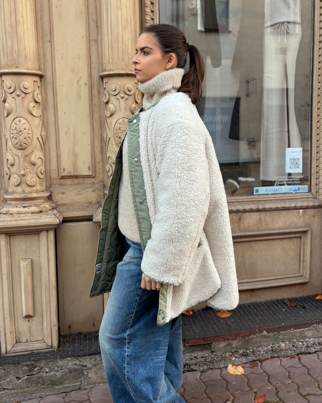 PREŠÍVANÝ DÁMSKY MIDI KABÁT REPLAY