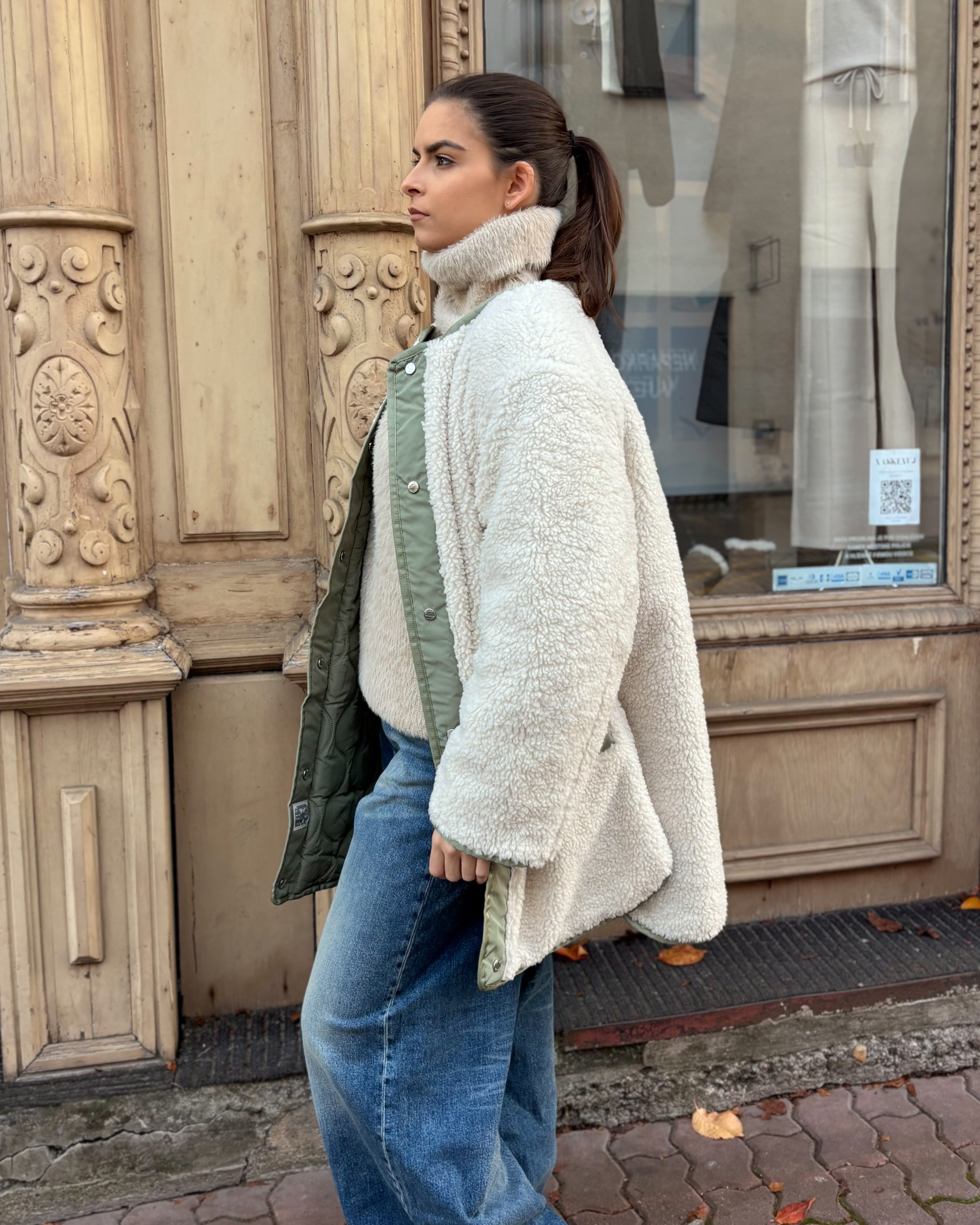 PREŠÍVANÝ DÁMSKY MIDI KABÁT REPLAY