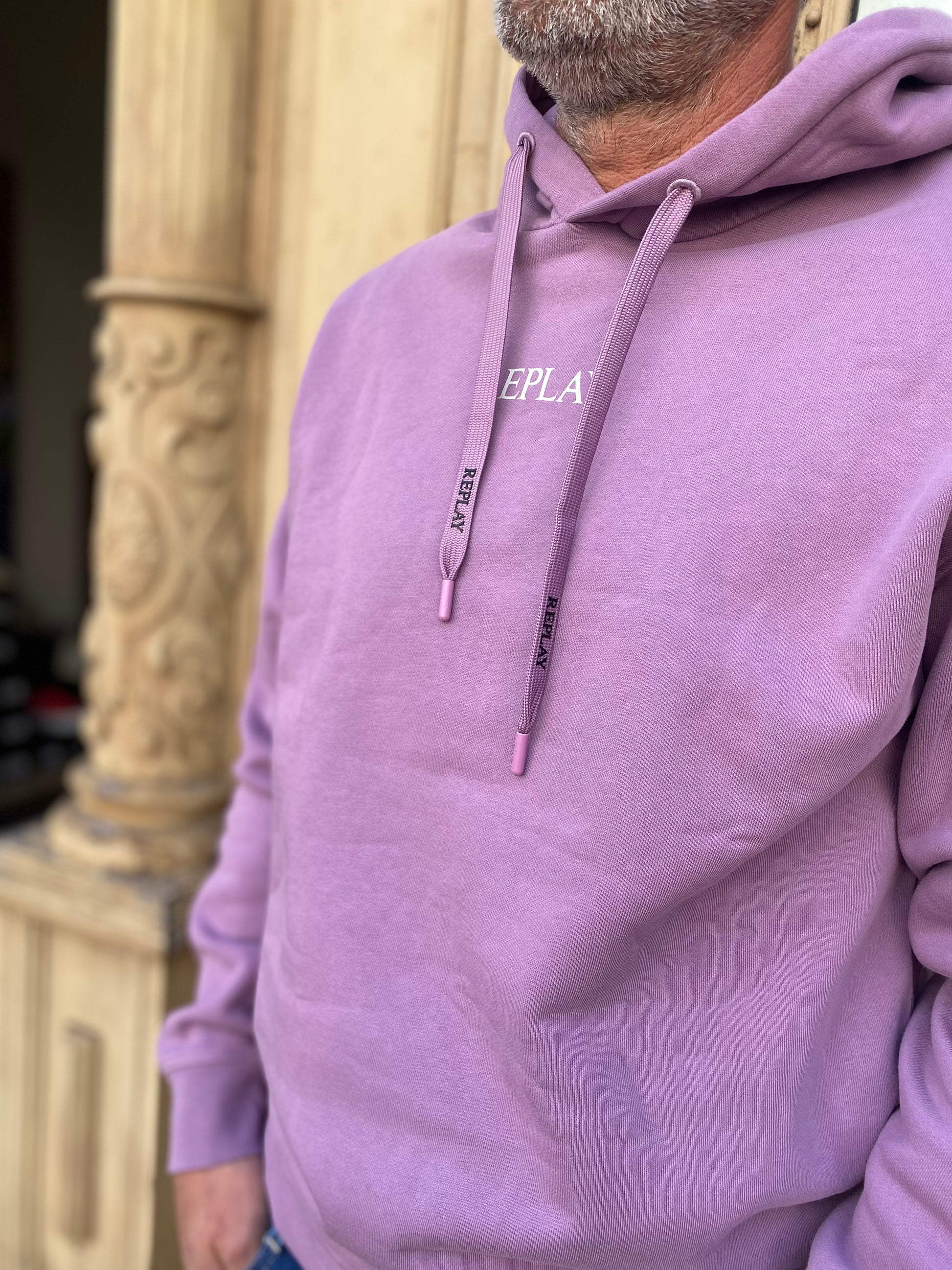 REPLAY PÁNSKÁ BASIC  MIKINA S KAPUCÍ