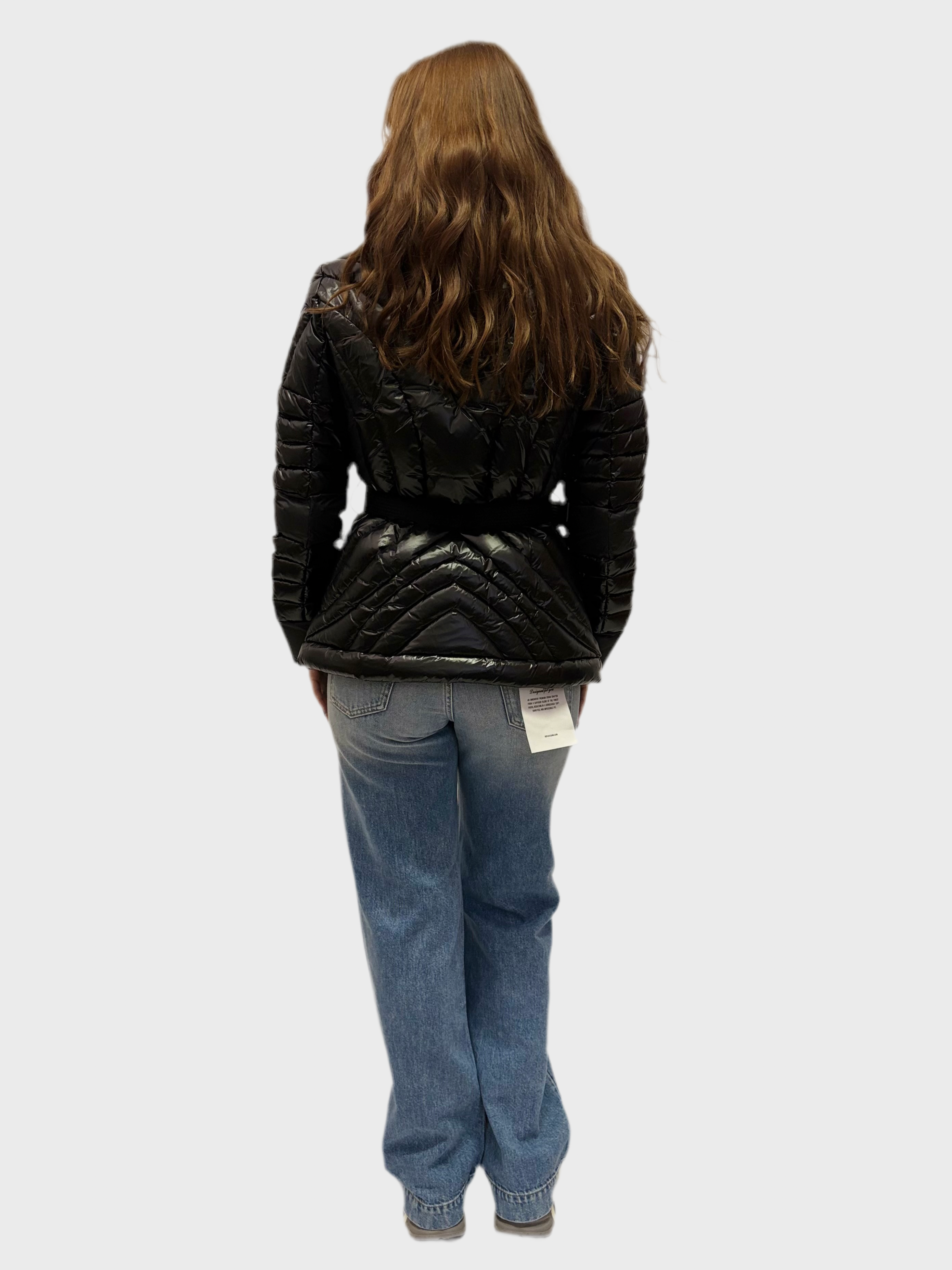 DÁMSKA PÁPEROVÁ BUNDA BLAUER S PÁSKOM ANGELL