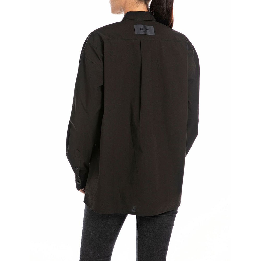 REPLAY WOMEN'S BUTTON-UP SHIRT