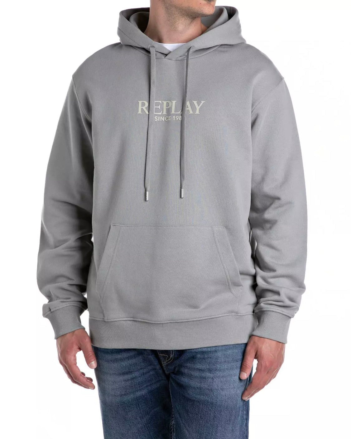 REPLAY FÉRFI MINTÁS PULÓVER 