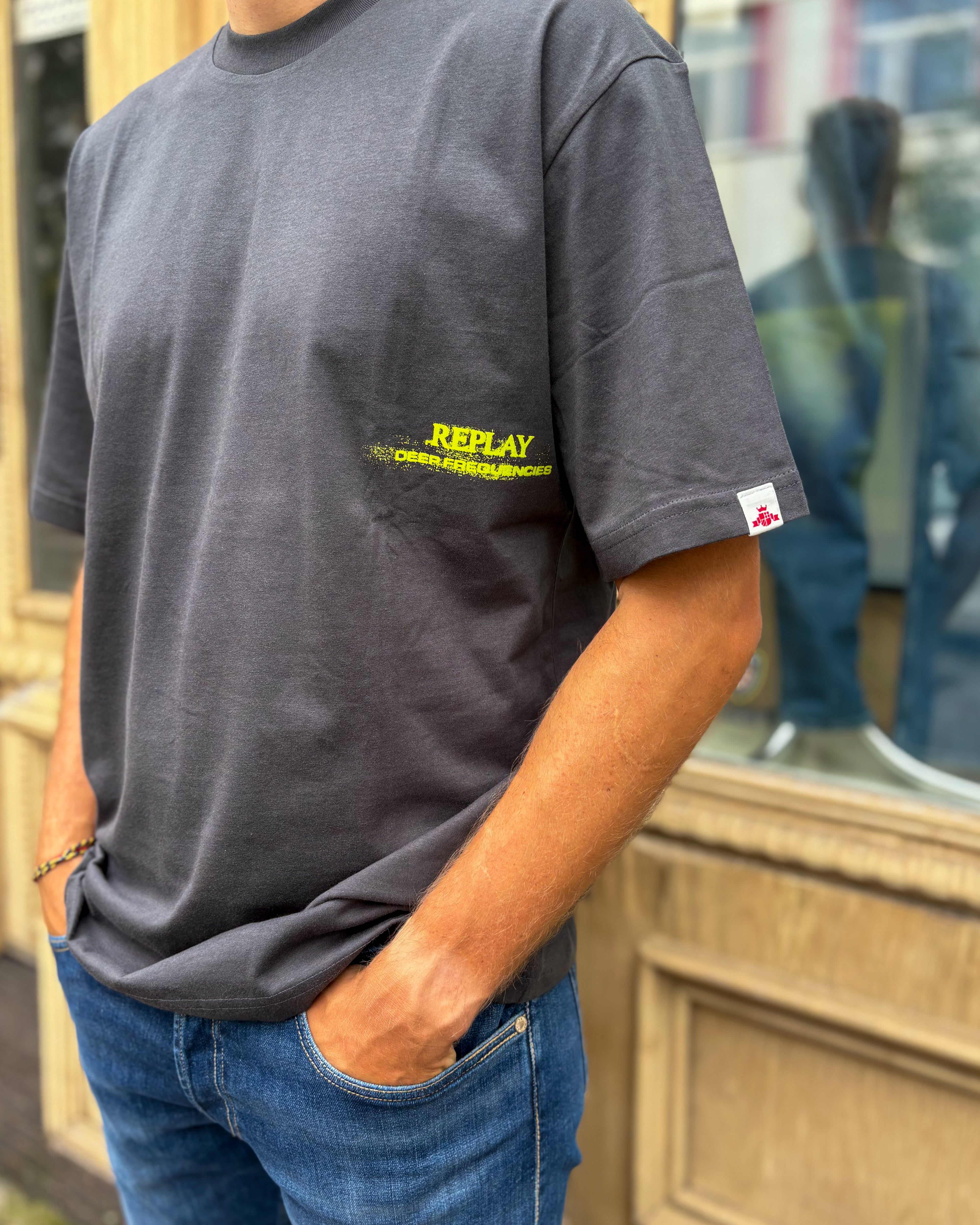 FÉRFI REPLAY PÓLÓ ROCK & RAVE MINTÁVAL