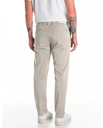 REPLAY PÁNSKE DŽÍNY BENNI REGULAR-FIT CHINO
