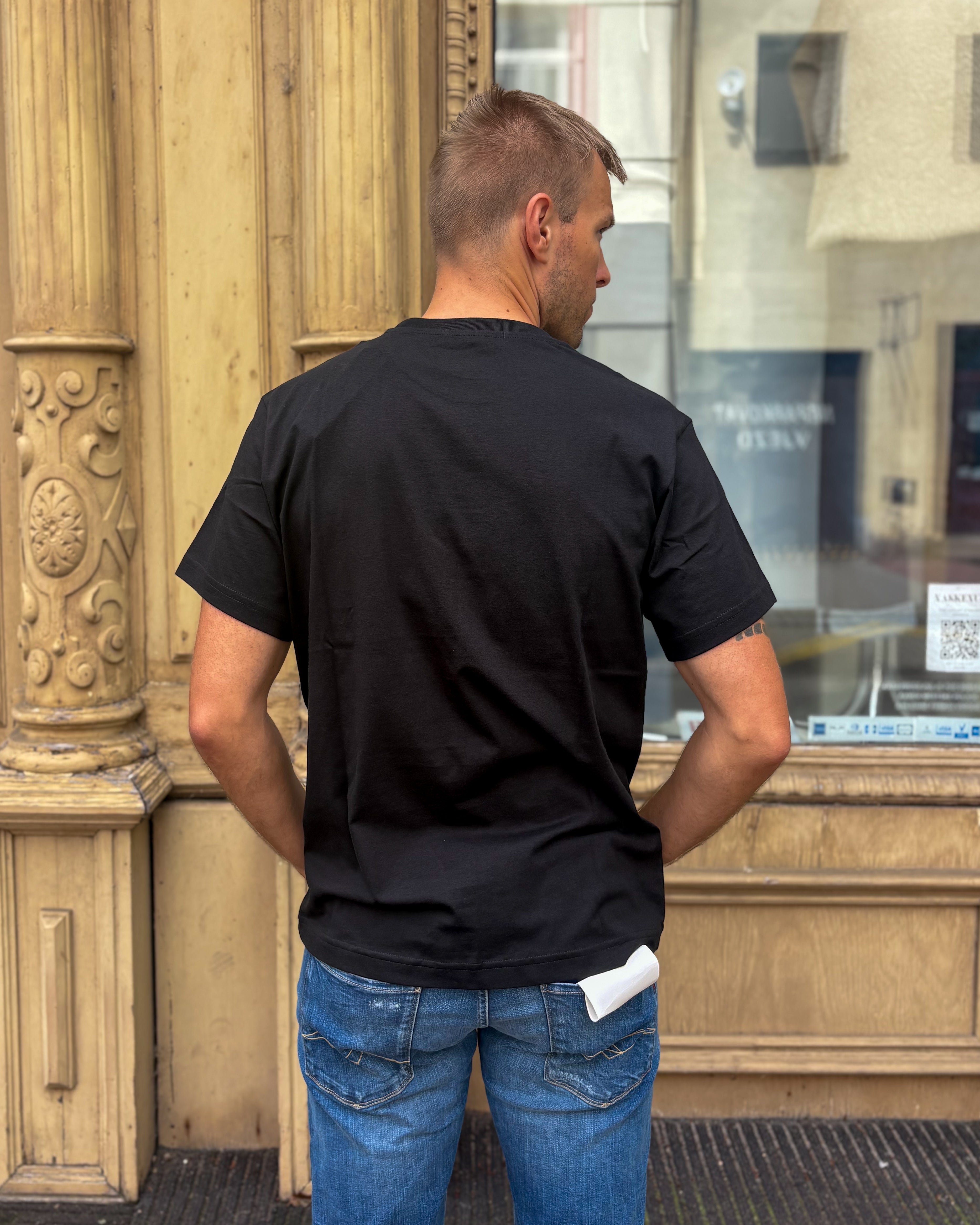 FÉRFI REPLAY PAMUT PÓLÓ MINTA MINTÁVAL