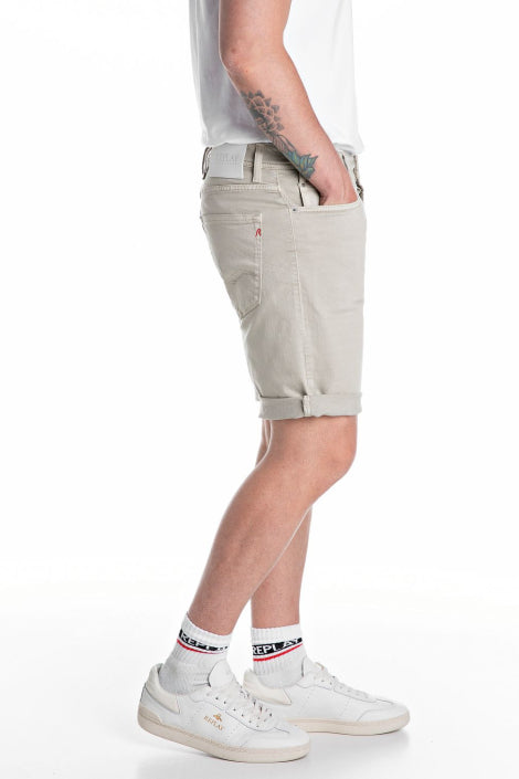 REPLAY PÁNSKÉ RBJ.981 ŠORTKY ZÚŽENÉHO STŘIHU 