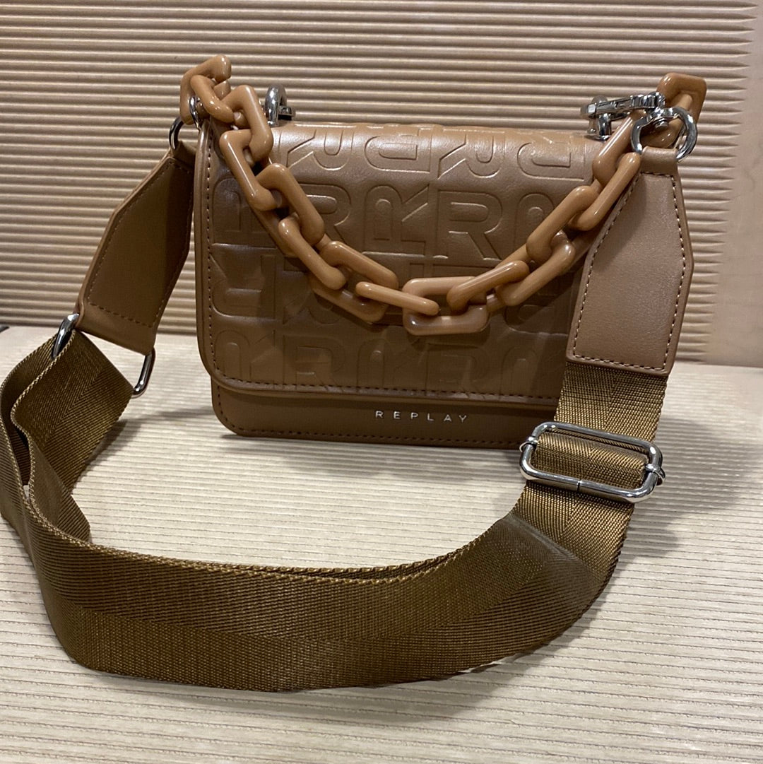 REPLAY CROSSBODY KABELKA S CELOPLOŠNÝM LOGEM - FW3001 .037.A0458A